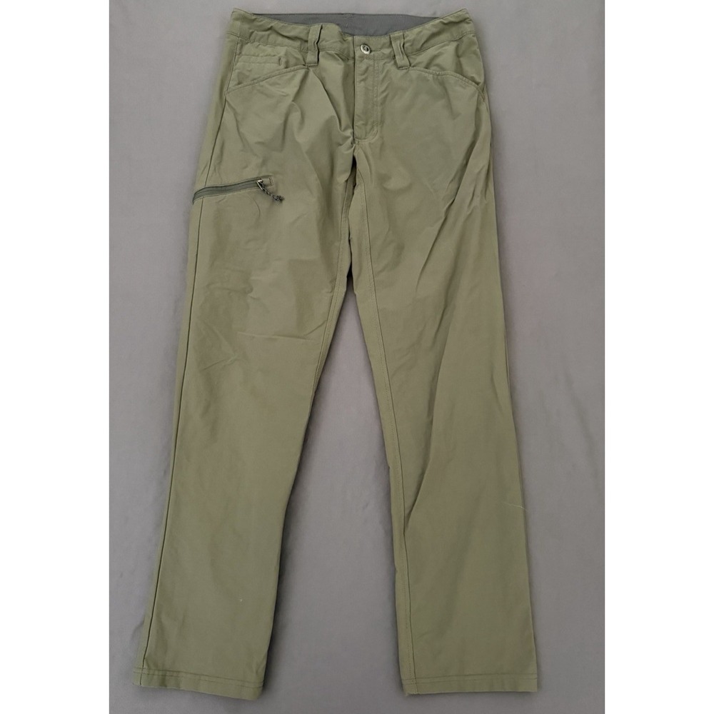 Patagonia Quandary Pants Mens Size 30 Green Outdoors Hiking Stretch Straight Leg
